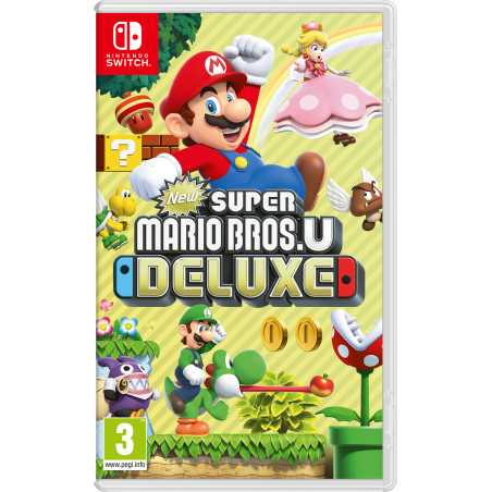 Nintendo New Super Mario Bros. U Deluxe, Switch De lujo Inglés, Español Nintendo Switch