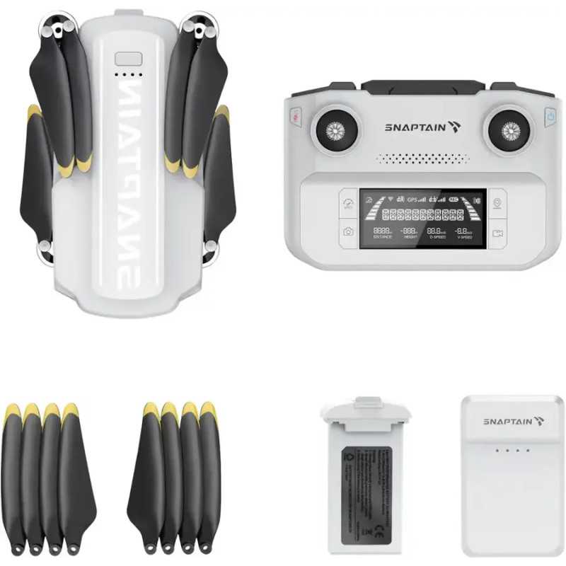 Snaptain - P30 Pro 4K Camera GPS Drone and Remote Controller - Gray