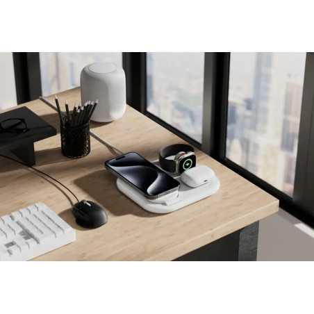 Belkin - 3-in-1 15W, Foldable Magnetic Qi2 Charging Station for iPhone 16